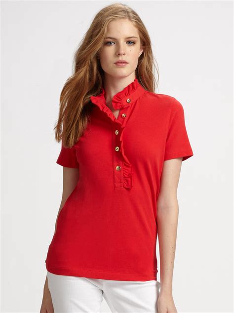 tory burch polo shirts.